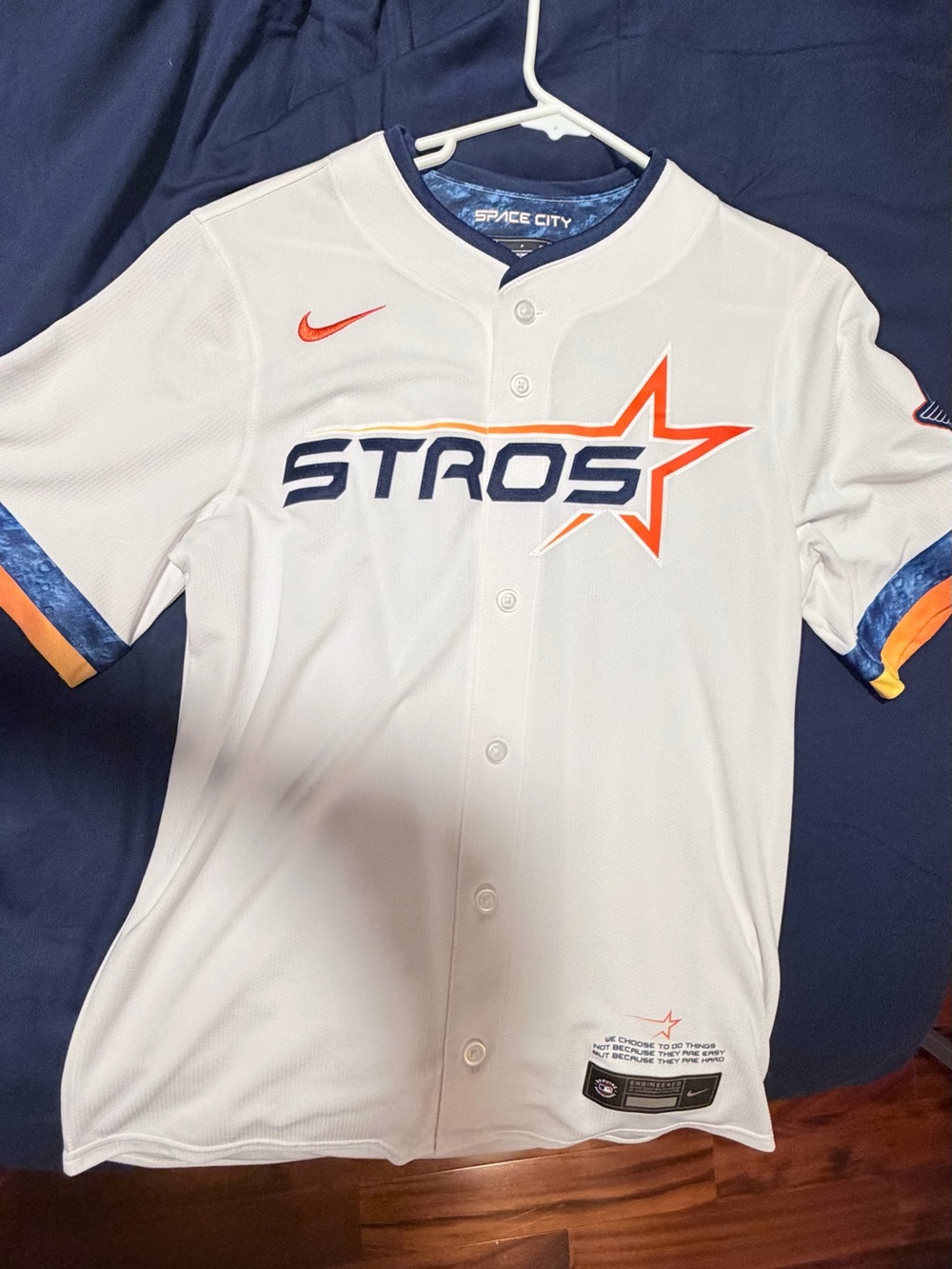 Houston Astros Space City Baseball Jersey